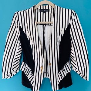 Striped 80’s Style Blazer Jacket